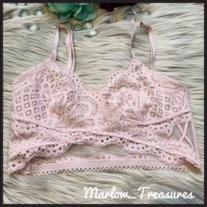 Victoria's Secret Dream Angle Lace Bralette XS